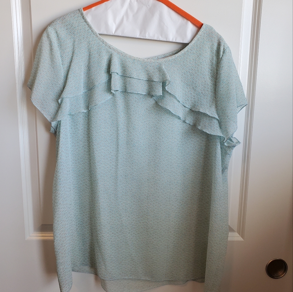 Loft XL Teal Blouse.
